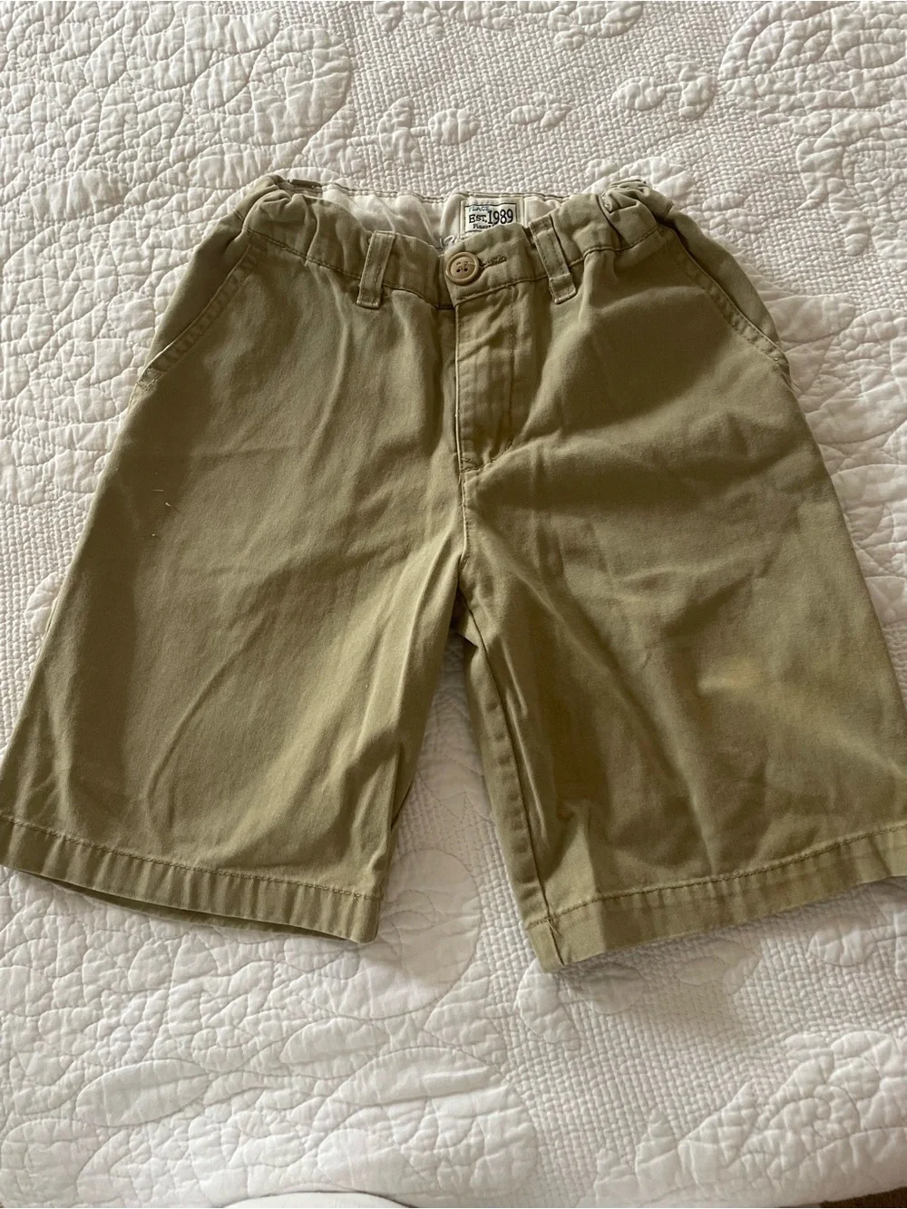 Boys Kahki Shorts adjustable Waist - 0738